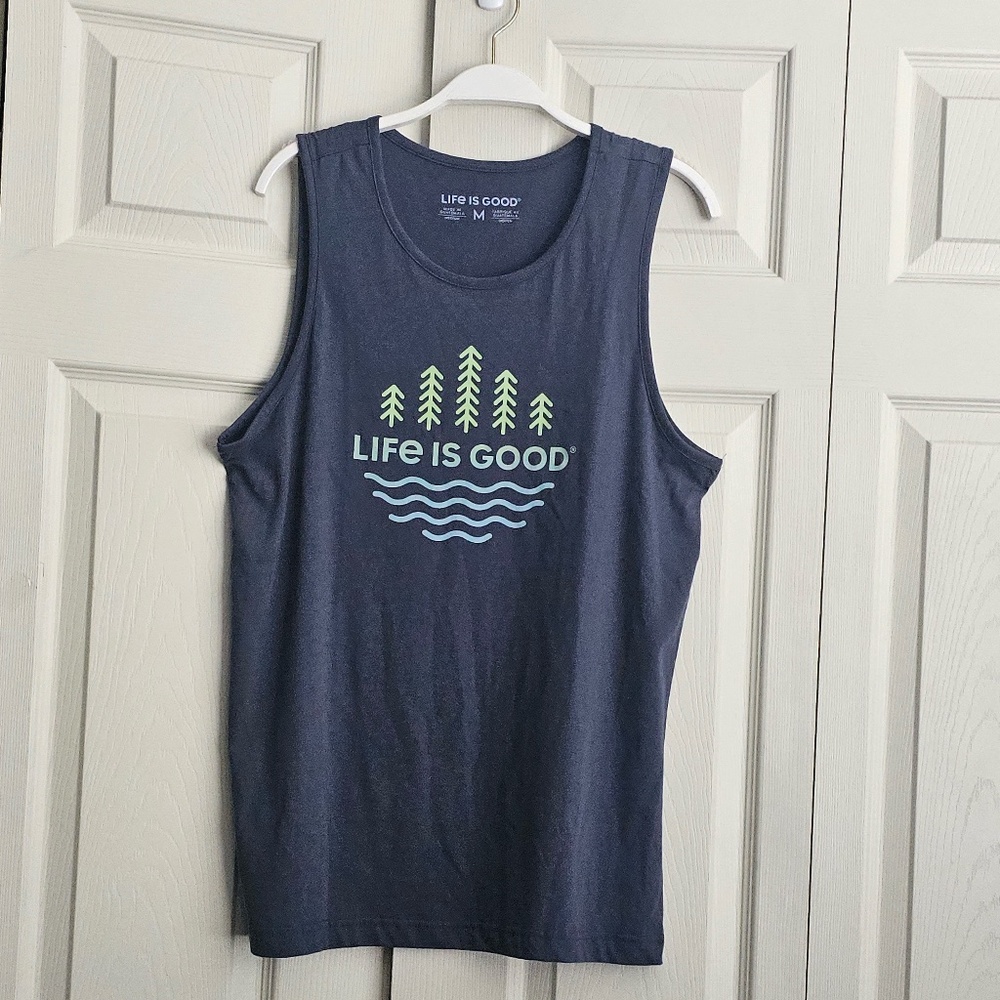 Life is Good Men's SUN & SEA Crusher-LITE Tank.  CONT T